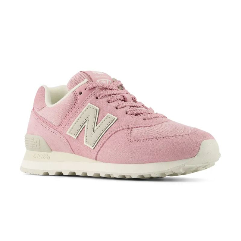 New Balance WL574 pink Lifestyle women's sneakers (WL574CSP)
