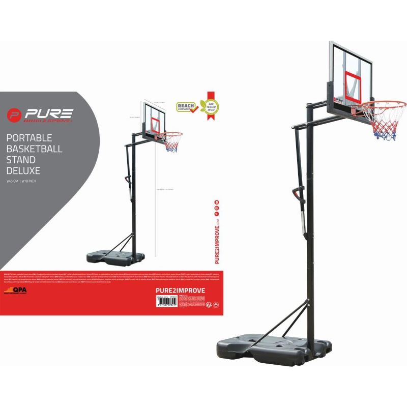 Pure 2 Improve Adjustable Basketball Set 2.30-3.05m sets