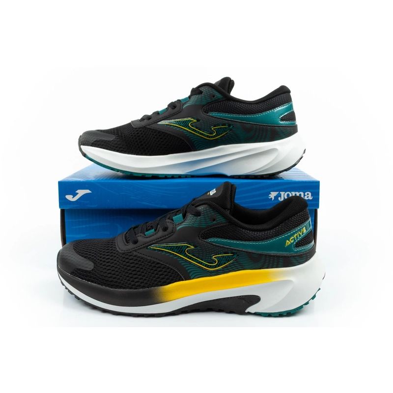 Joma men's Active running shoes, comfortable and durable, black and blue kék nadrág