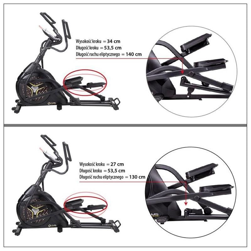 HMS H1802 magnetic elliptical trainer pulóver 17-12-027