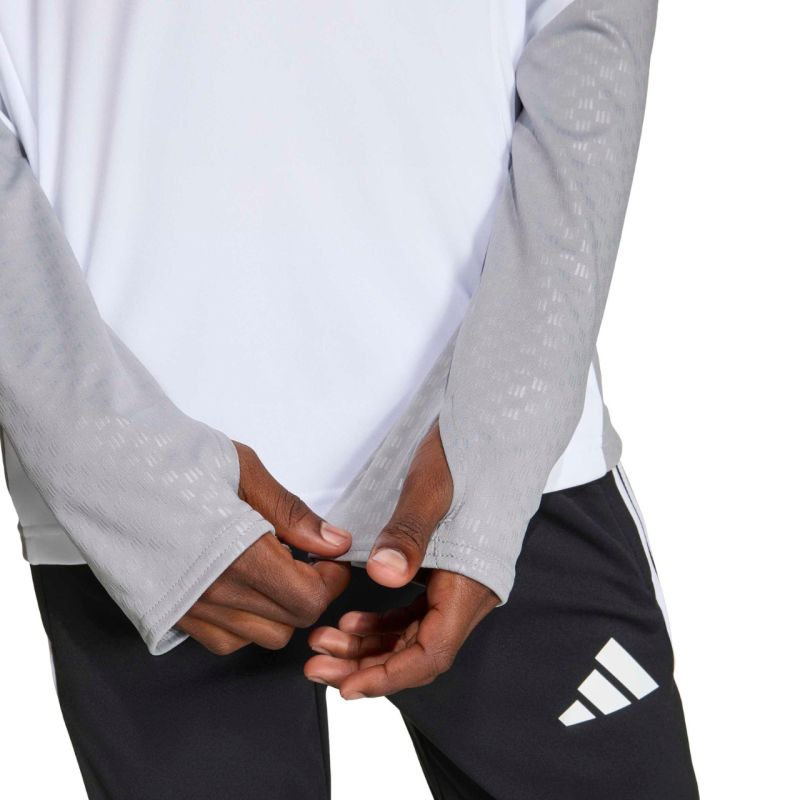adidas Tiro 26 Competition Training Top for kids, white and gray KA7577 116 cm edzőruha