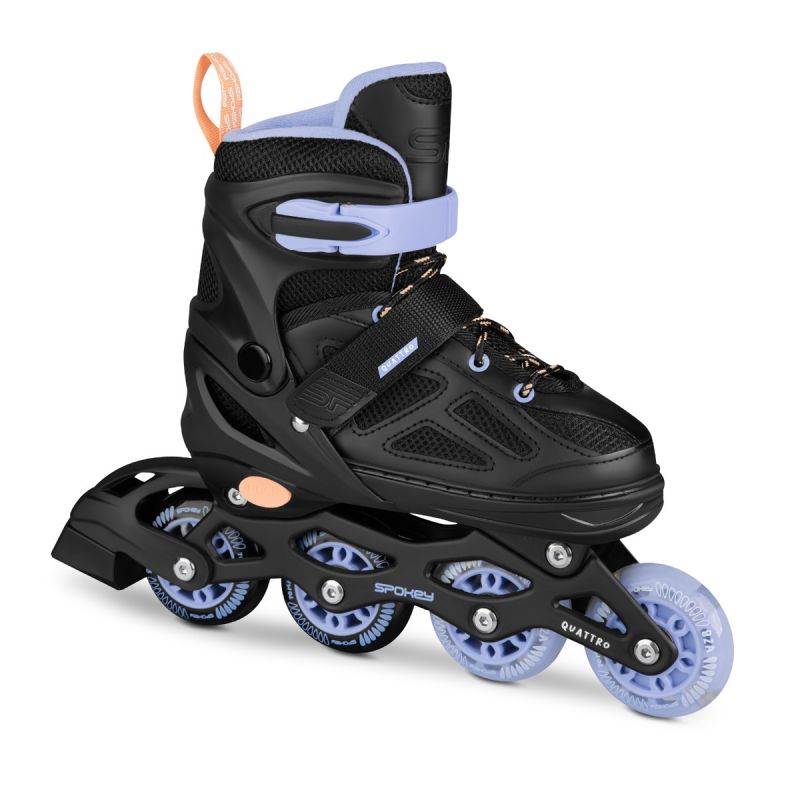 Spokey Quattro 4IN1 SPK-943431 inline skates size 38-41 BK/VT Szabadidő kiegészítő