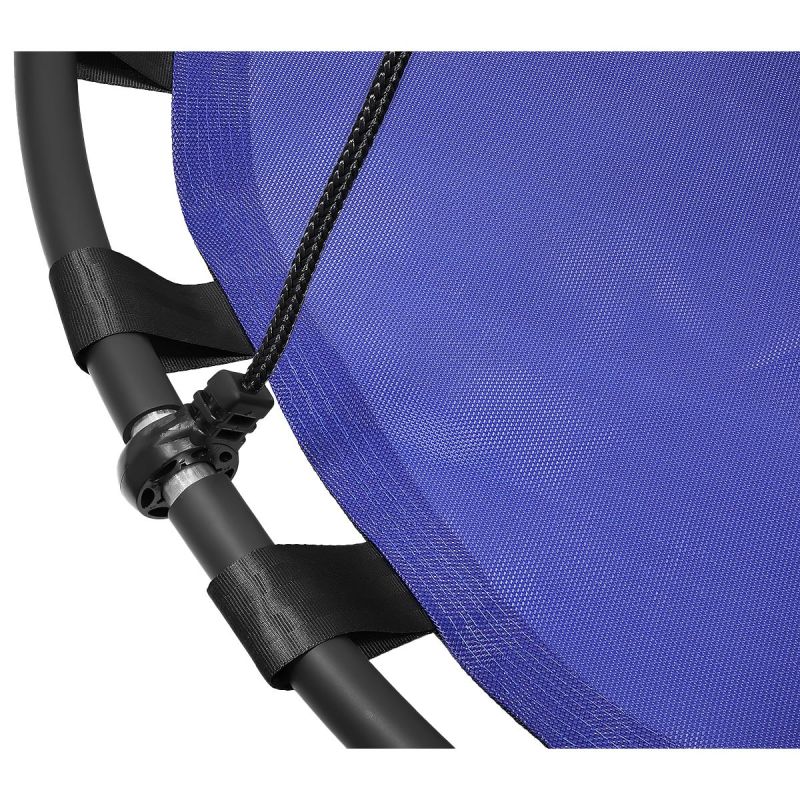 Enero Stork'S Nest Garden Swing 120cm Blue fekete furniture