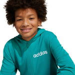 Adidas Essentials green kids tracksuit JN2427 128 cm melegítő