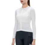 Rockbros 15210006003 TVI Women's Cycling Jersey Long Sleeve - White fehér póló 15210006003-211717