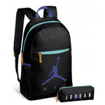 AIR Jordan School Backpack Pencil Case Pouch Black - uniwersalny hátizsák DZ0703-013
