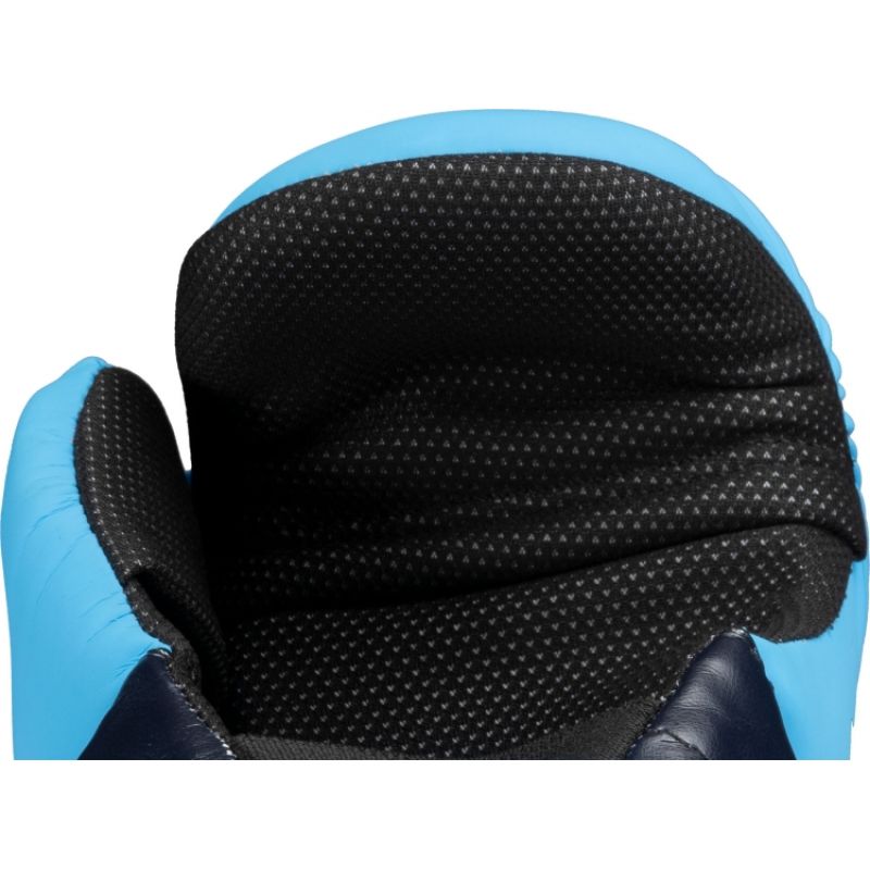 TOP TEN ROTT "GLOSSY BLOCK" Open Gloves jasnoniebieski+xs kesztyű