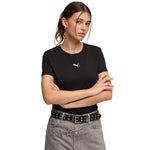 Puma Ess Centered Cat Logo Tee Women's 692916 fekete kapucnis pulóver 69291601