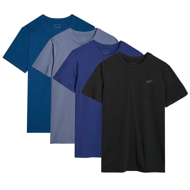 Men's T-shirt (SET OF 4 T-SHIRT) 4F 4P-SS-4FWMM00TTSHM2256-90S 4PACK póló