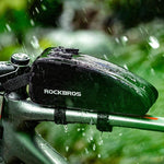 Rockbros AS-019 bicycle frame waterproof - black 1.5 l táska