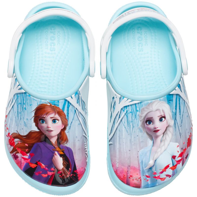 Crocs Fl Ol Disney Frozen 2 Clog Jr 206167 4O9 kék papucs