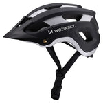 Wozinsky MTB bicycle helmet with removable visor, lightweight L - black and silver czarny || srebrny védőfelszerelés HT-001VCS-199799