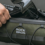 Rockbros 30110049001 bicycle handlebar 2 l - green zöld táska