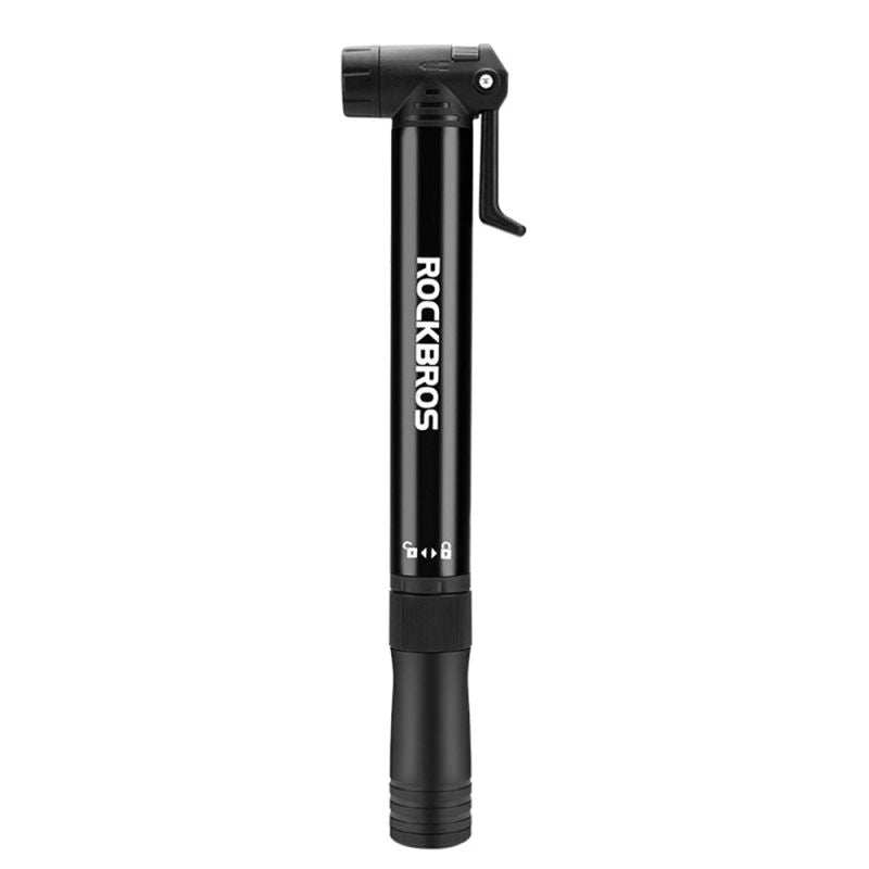 Rockbros 42320010001 Bicycle Pump Hand + Screwdriver - Black fekete pumps