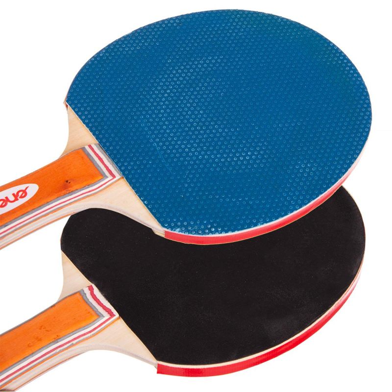 Enero Table Tennis Set 2 Rackets 3 Balls fekete sets