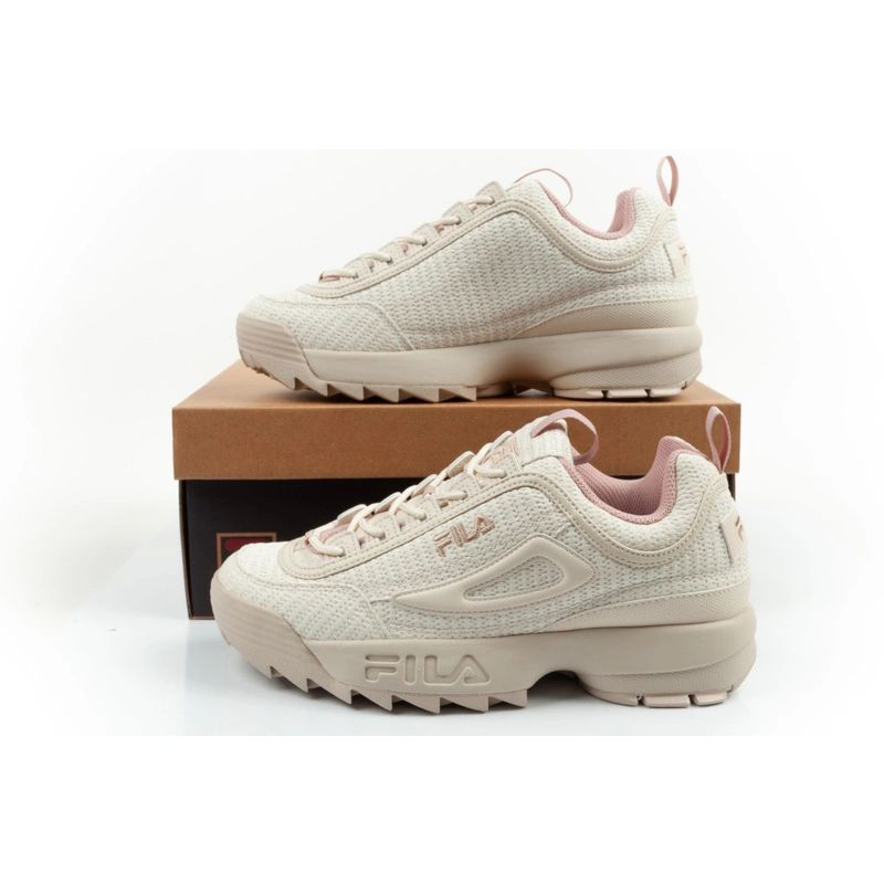 Fila Disruptor women's sports sneakers fashionable comfortable bézs cipő