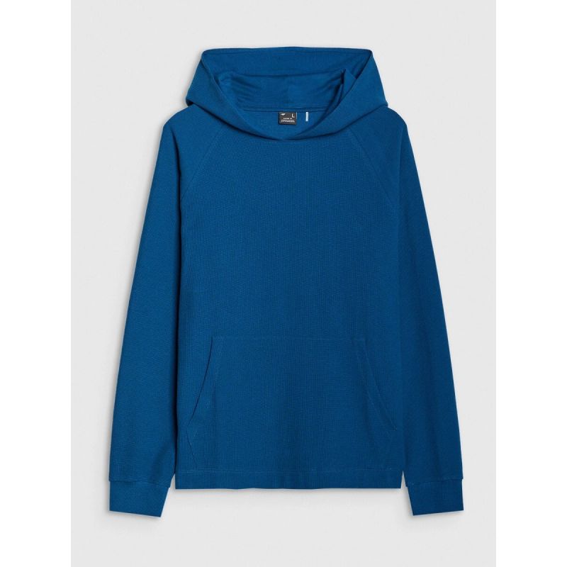 Men's sweatshirt with hood, open, 4F 4FWSS25TSWSM1558-46S kapucnis pulóver