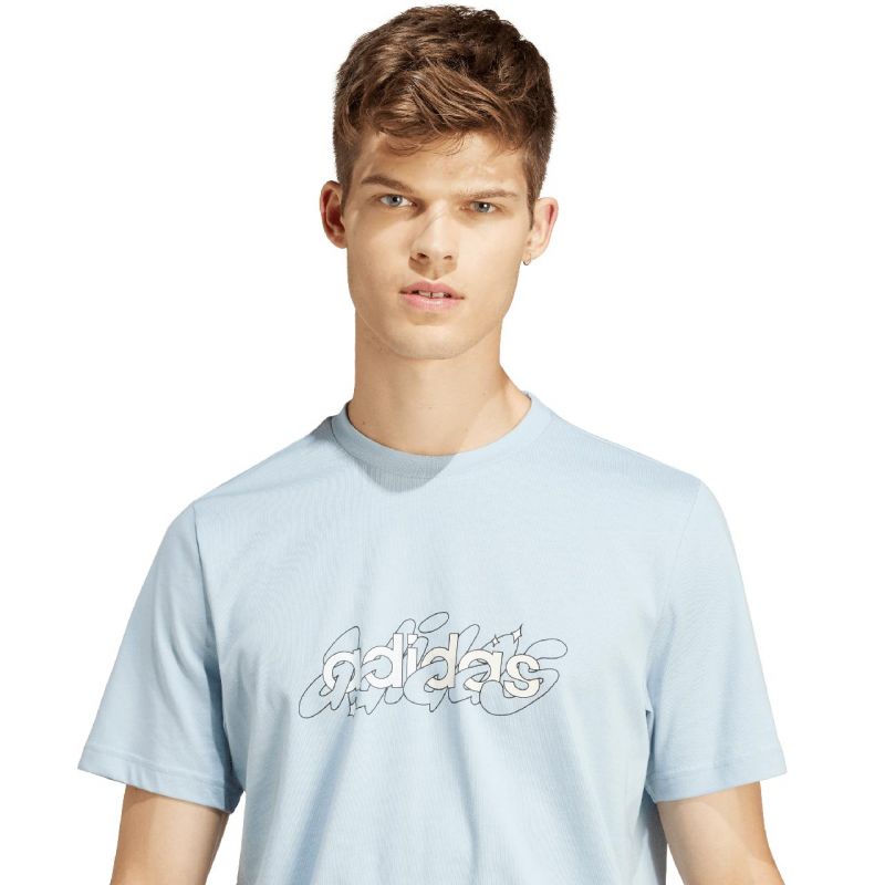adidas Illustrated Linear Graphic M IS2867 T-shirt Póló