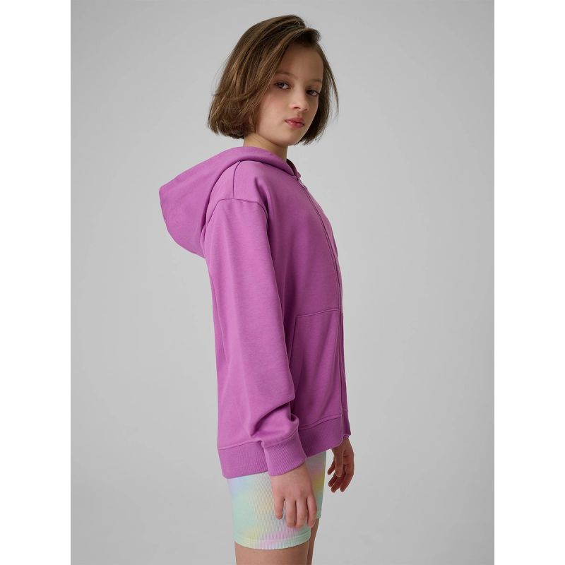 4F Girls’ Loose-Fit Hooded Sweatshirt 158/164 gyerek kapucnis pulóver 4FJRSS26TSWSF2902-51S