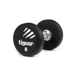 Tiguar PU dumbbell 8 kg fekete edzőfelszerelés TI-WHPU0080