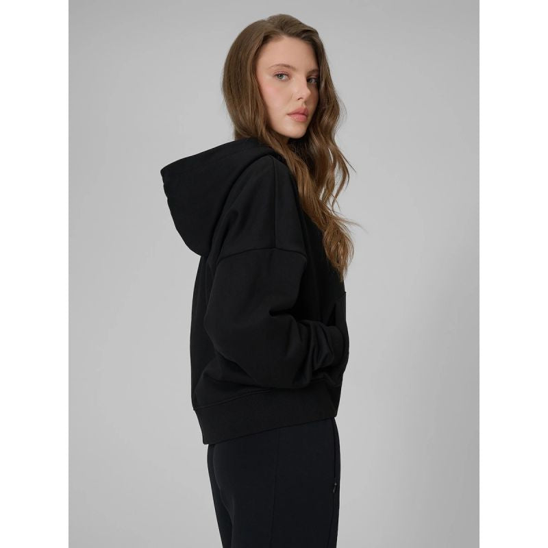 Women's regular hooded sweatshirt 4F