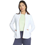 Skechers The Hoodless Hoodie GoWalk Shine Jacket fehér kapucnis pulóver