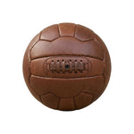 FC Barcelona Camp Nou Retro Soccer Official Licensed Genuine Leather B1048 brązowy futball labda