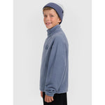 Regular fleece with stand-up collar for boys 4F 4FJRAW25TFLEM490-32S pulóver