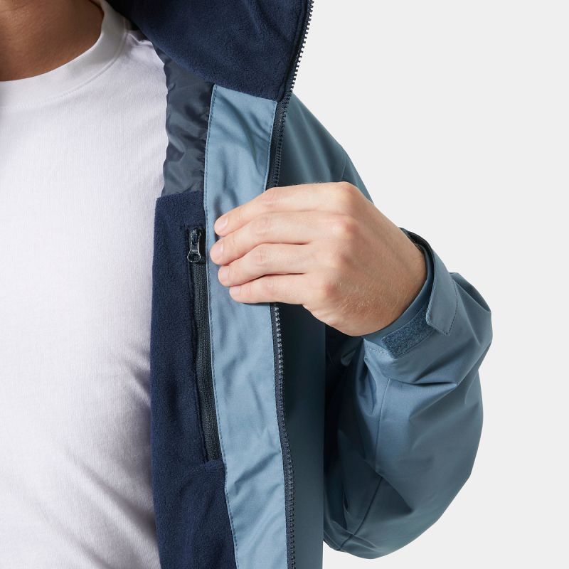 Helly Hansen Men's Crew Hooded Midlayer Jacket 2 34442 601 Ruházat