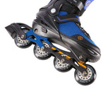 NH18188A 2in1 BLACK-ORANGE SIZE L(39-43) ROLLER SKATES WITH HOCKEY SLEEVE NILS EXTREME narancssárga görkorcsolya