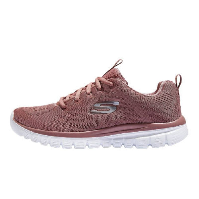 Skechers Graceful Get Connected Pink Women's Sneakers (12615-MVE) Cipő