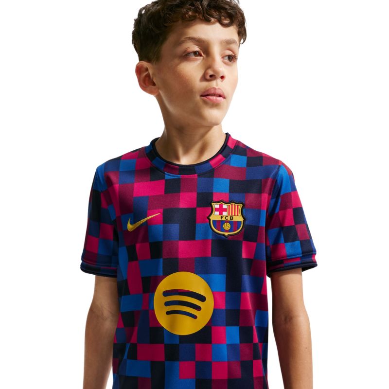 Nike FC Barcelona Kids' T-Shirt Burgundy and kék nadrág II1752621