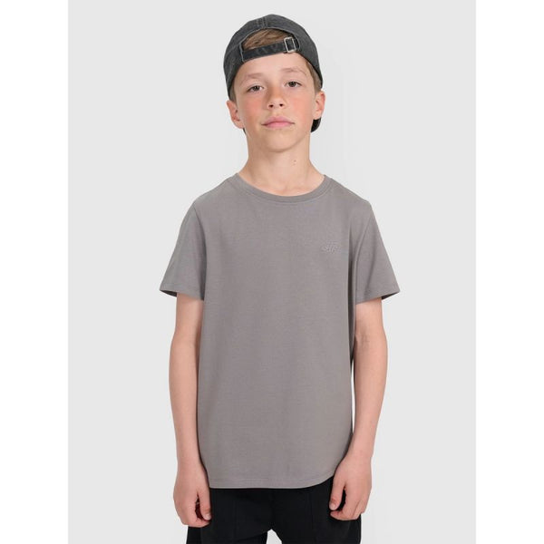 4f Boy's regular plain T-shirt 4FJRAW25TTSHM3260-22S Ruházat