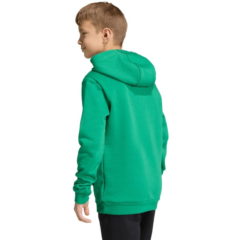 Adidas Entrada 26 Hoody green JZ6563 kids' sweatshirt 104cm kapucnis pulóver