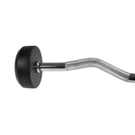 HMS Rubber-coated fixed barbell/bar GSL-10 10 kg póló 17-58-024