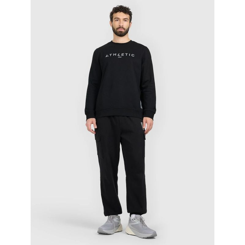 Men's sweatshirt without zipper and hood 4F 4FRAW25TSWSM2573-20S kapucnis pulóver