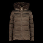 CMP women's winter with hood, sports, insulated, brown ( ) barna dzseki