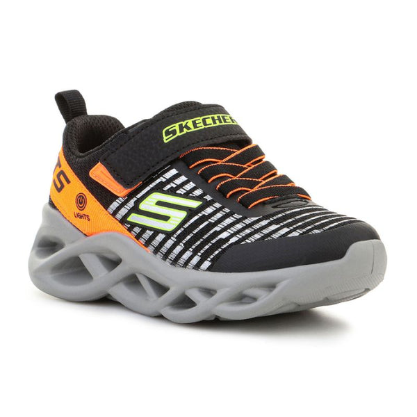 Skechers S Lights Jr 401650L-BKOR Cipő