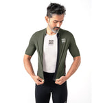 Rockbros 15220004003 ROAD TO SKY men's cycling jersey short sleeve - green zöld póló