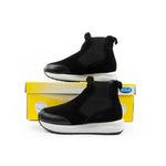 Scholl Beverly Bootie Women's Leather Ankle Boots Black fekete shoes