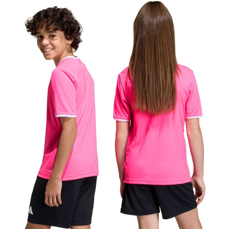 adidas Entrada 26 Jersey kids' t-shirt pink KE9846 104cm mez
