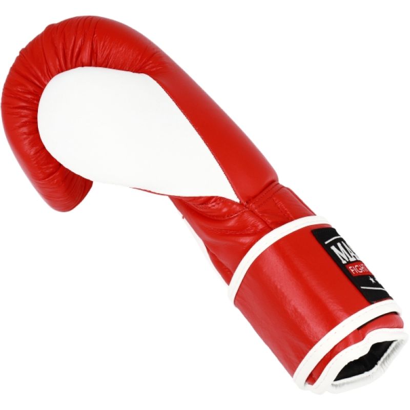 MASTERS FIGHT EQUIPMENT MASTERS RPU-KM-1 Boxing Gloves 10 oz niebiesko - białe kesztyű 01433-1002