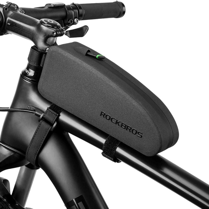 Rockbros AS-019 bicycle frame waterproof - black 1.5 l táska