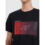 Men's regular printed T-shirt 4F 4FRAW25TTSHM3224-20S póló