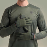 Rogelli MTB gloves ADVNTR GEL green zöld kesztyű