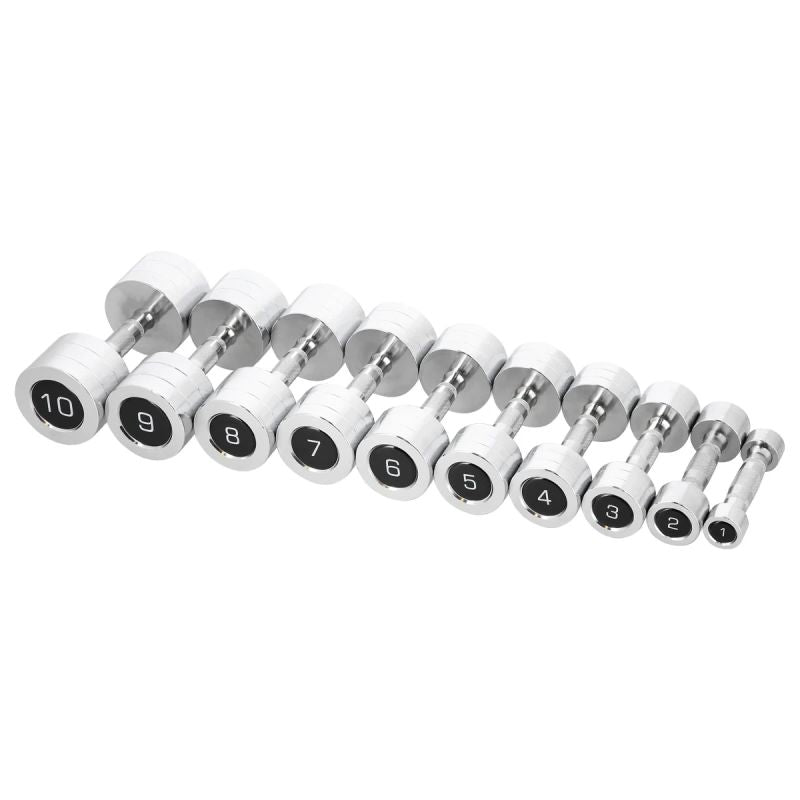 HMS Set of chrome dumbbells súlyzó CHROM