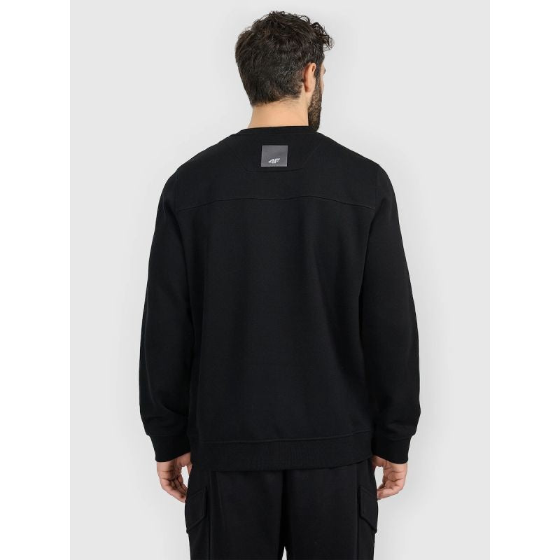 Men's sweatshirt without zipper and hood 4F 4FRAW25TSWSM2573-20S kapucnis pulóver