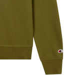 Champion Men's Crewneck Sweatshirt 220272 GS585 oliva kapucnis pulóver