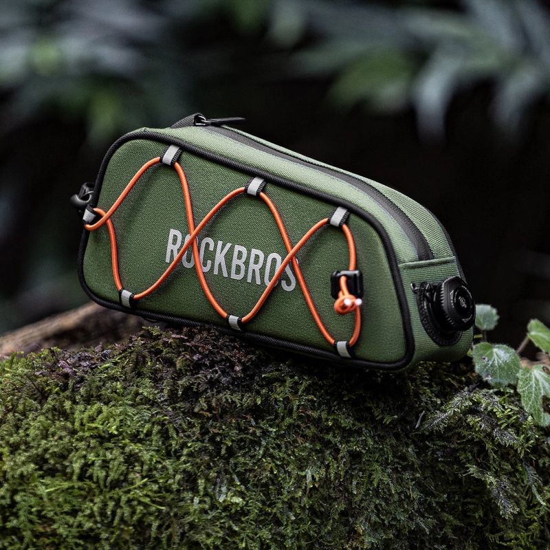 Rockbros TL004 ROAD TO SKY 0.7 l waterproof frame - green zielony táska