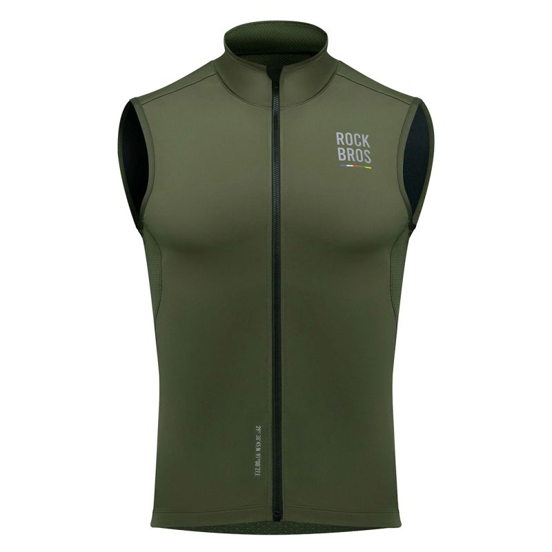 Rockbros ROAD TO SKY insulated windproof vest M - green m \ zielony vests